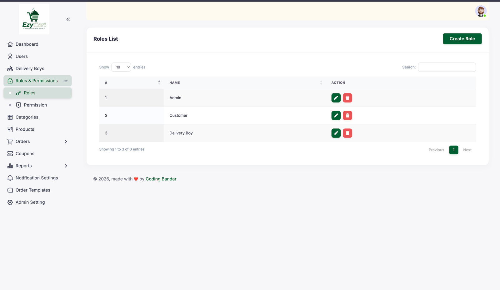 Admin Screen 4