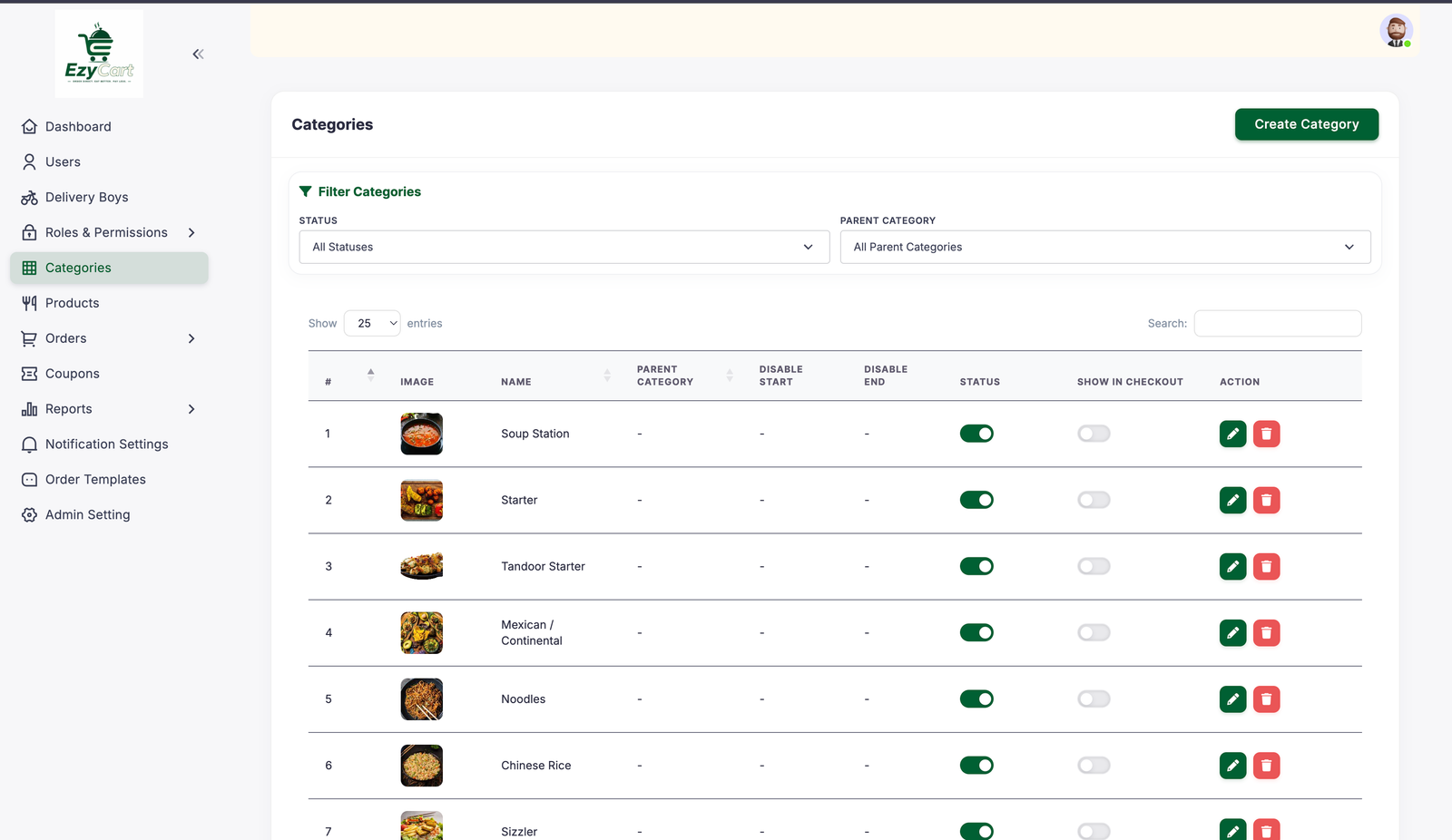 Admin Screen 6
